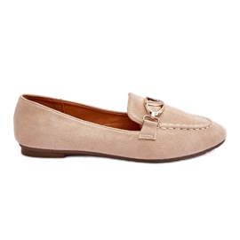 Vinceza Ruskind Loafers med dekorativt element Beige Reed