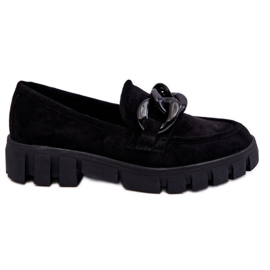 Vinceza Dame Ruskind Platform Loafers Sort Bennett
