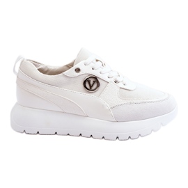 Vinceza Chana Hvide Platform Sneakers til kvinder