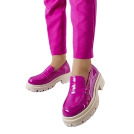 Pink laksko fra Phaneuf lyserød