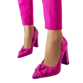 Pink elegante pumps fra Vinceza lyserød