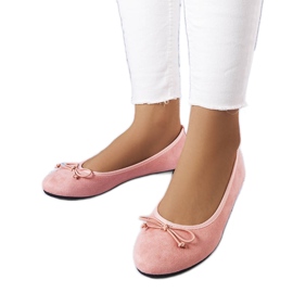 BM Pink ballerinaer med en Chandonnet sløjfe lyserød