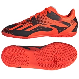 Adidas X Speedportal Messi.4 In Jr GZ5138 fodboldsko orange appelsiner og røde