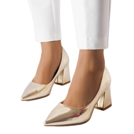 Fanchon guld pumps gylden