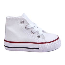 Høje børnesneakers hvide Filemon