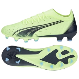 Puma Ultra Match FG/MG M 106900 01 fodboldsko akvamarin grøn