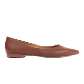 Marco Shoes Subtile ballerinaer brun