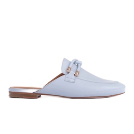 Marco Shoes Hjemmesko med dekoration blå