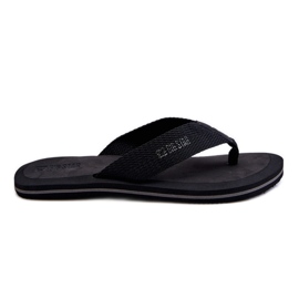 Herre Foam Flip Flops Big Star LL174618 Sort