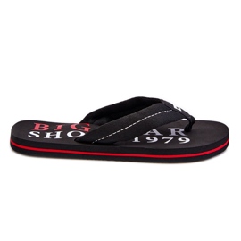 Herre flip flops Big Star LL174614 Sort