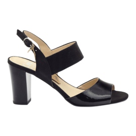 Caprice patentsandaler damesko 28307 sort