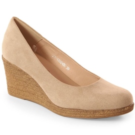 Kilepumper i ruskind Potocki W WOL132B beige