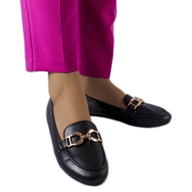 Sorte loafers fra Sauvé