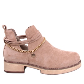 BM Forårsstøvler Sienna Khaki beige