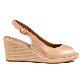 W. Potocki Elegante kilesandaler fra Potocki beige