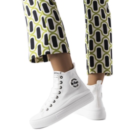 Lee Cooper LCW-23-44-1627L hvide sneakers