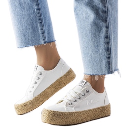 Lee Cooper LCW-23-31-1796L hvide espadriller