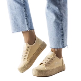 Lee Cooper LCW-23-31-1795L beige espadriller