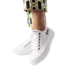 Lee Cooper LCW-23-44-1623L hvide sneakers