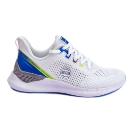 Komfortable sneakers til mænd Memory Foam Big Star LL174102 Hvid