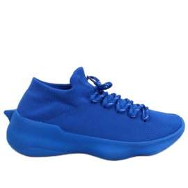 BM Girod blå strømpesneakers