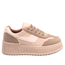 BM Platform sneakers Foret Khaki beige