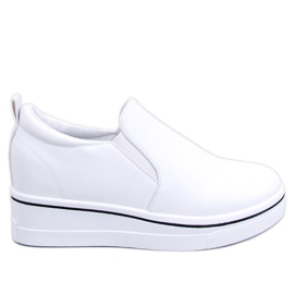 BM Naito White wedge slip-on sneakers hvid