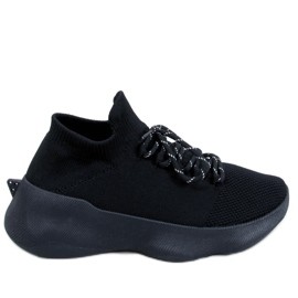 Callens Nero strømpesneakers sort