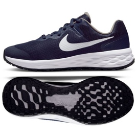 Nike Revolution 6 Jr. DD1096-400 sko hvid