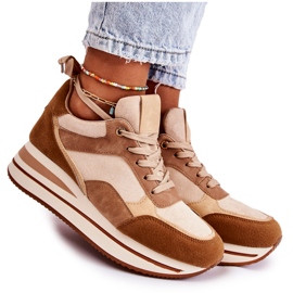 PS1 Dame ruskind sportssko Brun-Beige Elisse