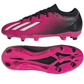 Adidas X Speedportal.3 Fg Jr GZ5071 fodboldsko lyserød roser og lilla