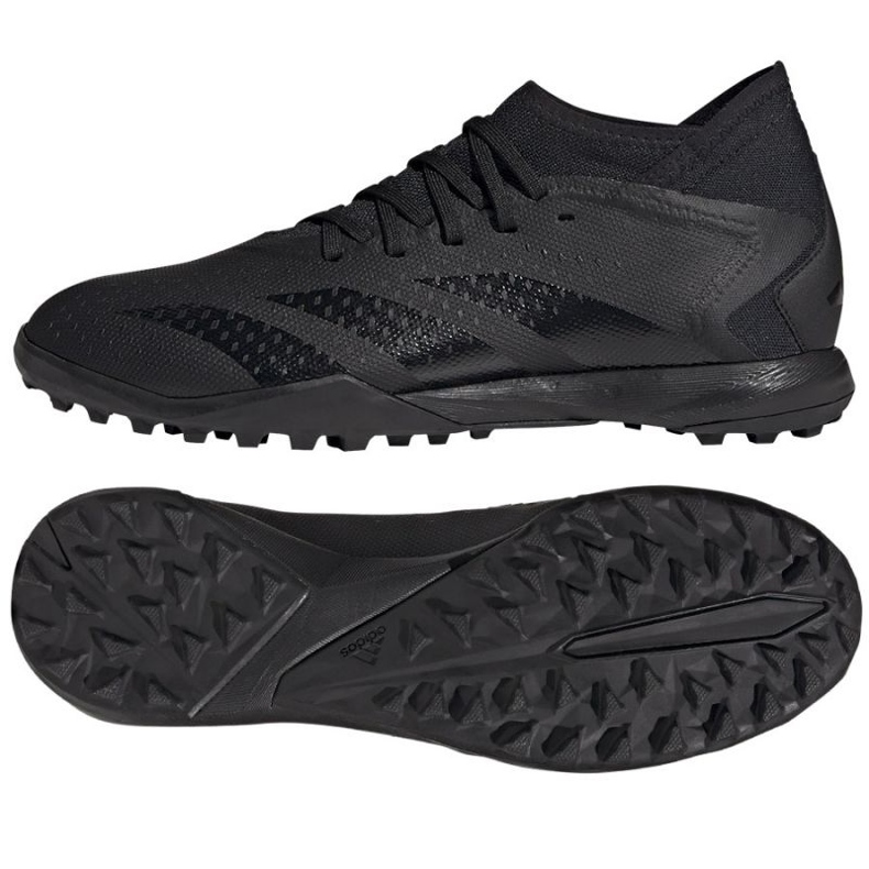 Adidas Predator Accuracy.3 Tf M GW4639 fodboldsko sort sort