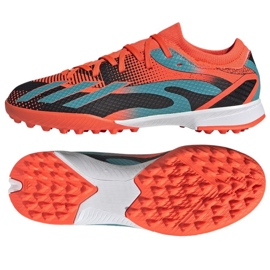 Adidas X Speedportal Messi.3 Tf Jr GZ5141 fodboldsko orange appelsiner og røde