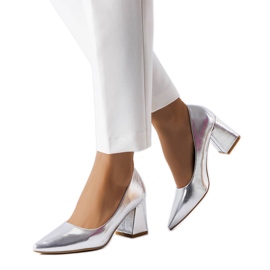 PA1 Fanchon sølv pumps