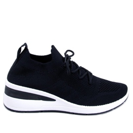 PA1 Croft Black skjulte kilesko sort