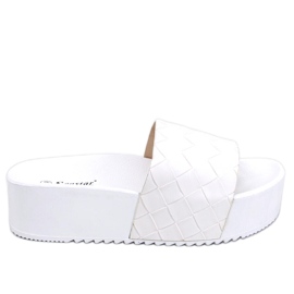 PA1 Højsålede sandaler fra Morlet White hvid