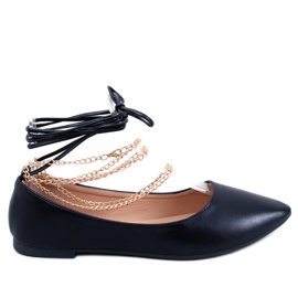 PA1 Junri Black Chain Ballerinaer sort