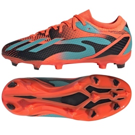 Adidas X Speedportal Messi.3 Fg Jr GZ5145 fodboldsko orange appelsiner og røde