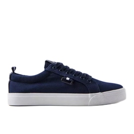 BM Marineblå sneakers til mænd fra Fremont