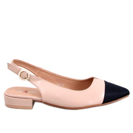 Seastar Balletsko med åben hæl fra Sanaz Beige