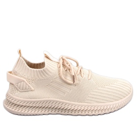 PA1 Sigart Beis sock sportssko beige