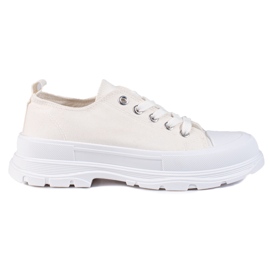 PA1 Platformssneakers til kvinder Shelovet hvid