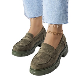 Grønne loafers