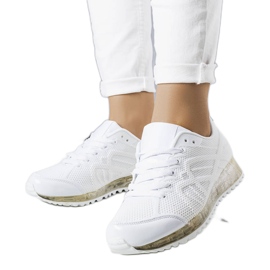 PA1 Hvide sneakers med en moderigtig Durandana-sål