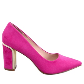 PA1 Pumper på blokken Lucrezia Fuchsia lyserød