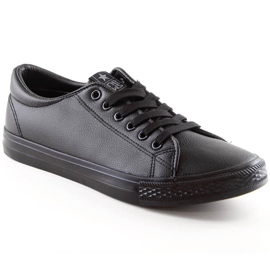 Herre sorte øko læder News 1500 sneakers