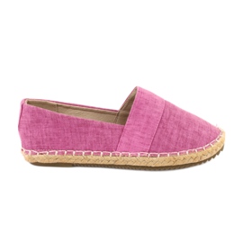 American Club Amerikanske espadriller pigeballerinaer lyserød
