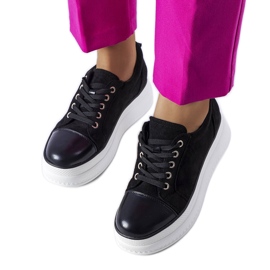 Sorte Pascaline platform sneakers