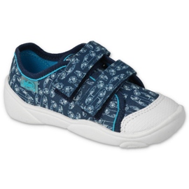 Befado Børns hjemmesko 907p158 Navy Blue i biler blå