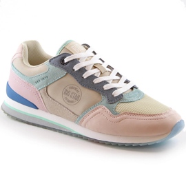 Læder sportssko til kvinder sneakers Big Star LL274347 flerfarvet